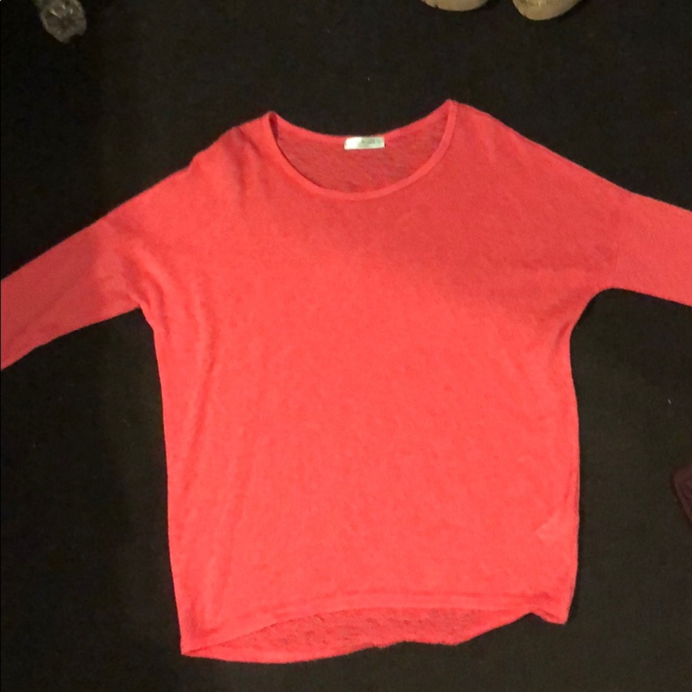 Hot pink light sweater